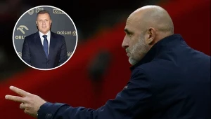 Michał Probierz i Cezary Kulesza (na małym zdjęciu)