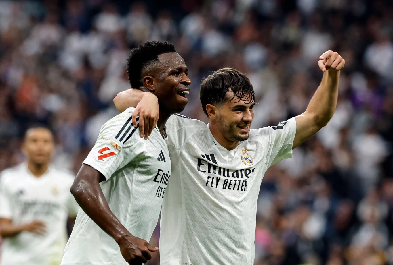 Vinicius Junior (z lewej) i Brahim Diaz nadal biorą udział w mundialu Vinicius Junior i Brahim Diaz (Real)