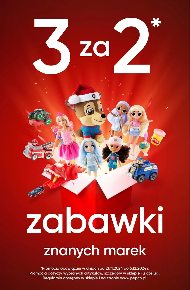 Zabawki w Pepco 3 za 2! 