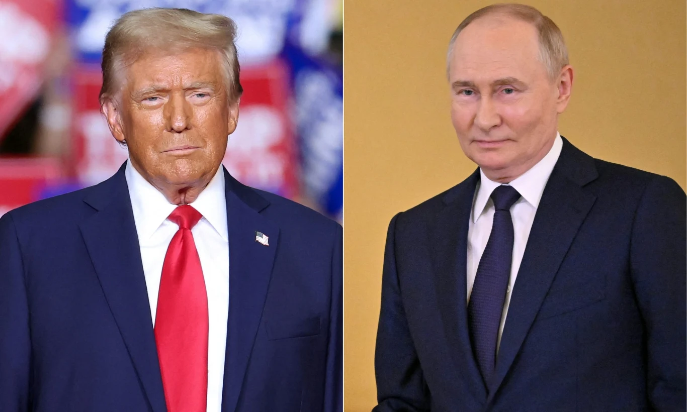 Donald Trump i Władimir Putin Donald Trump i Władimir Putin