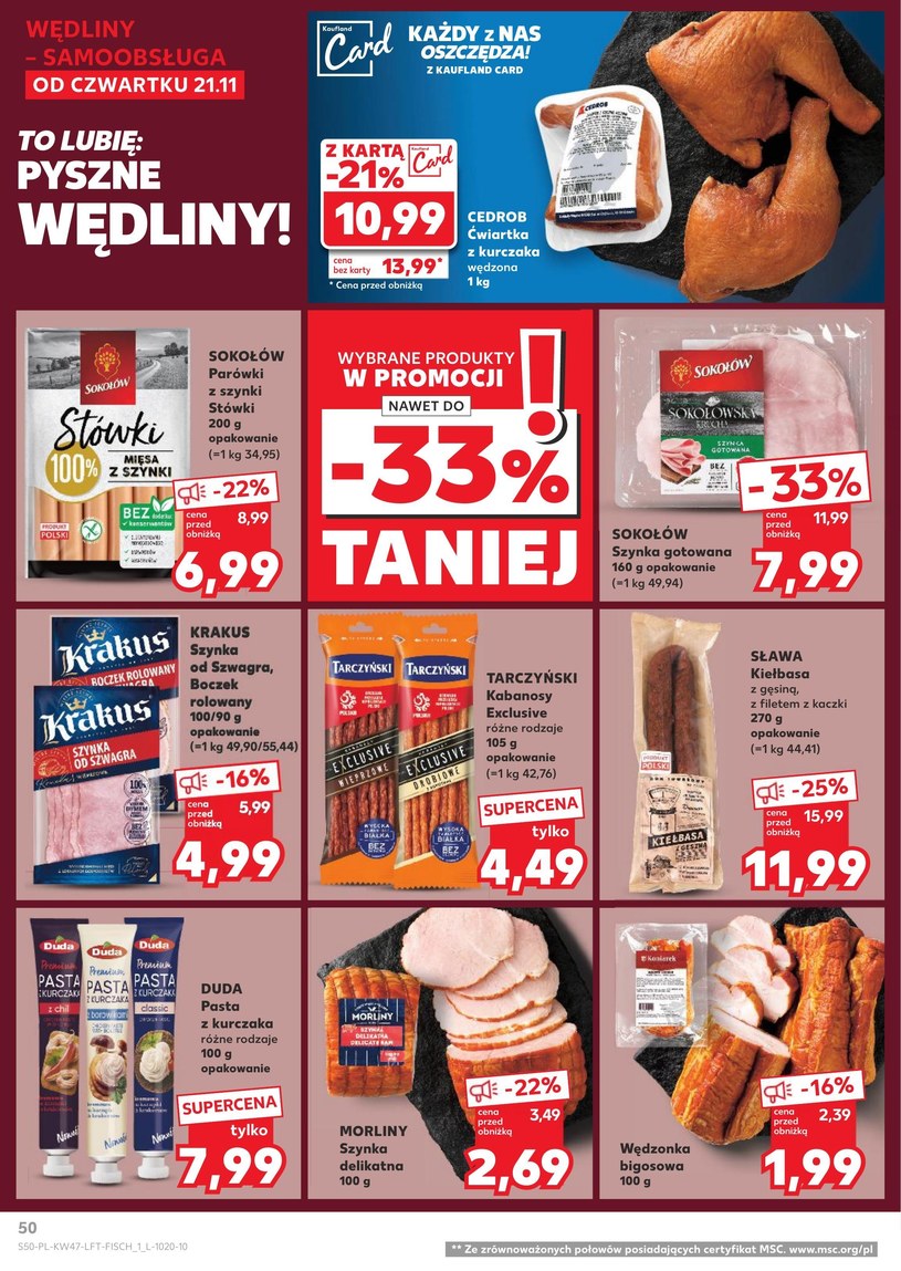 Gazetka: Black Weekowy szał cenowy! - Kaufland - strona 50