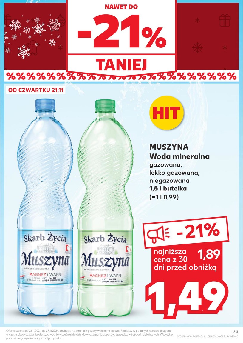 Gazetka: Black Weekowy szał cenowy! - Kaufland - strona 73