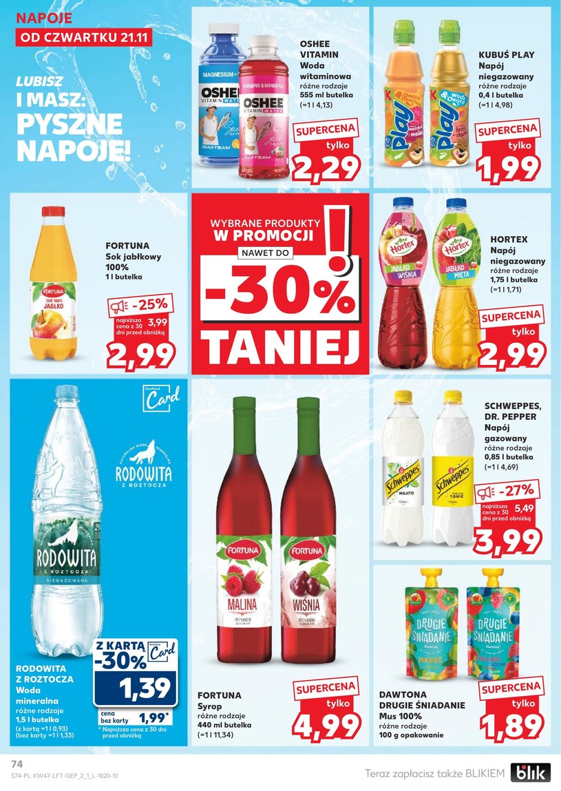 Gazetka: Black Weekowy szał cenowy! - Kaufland - strona 74