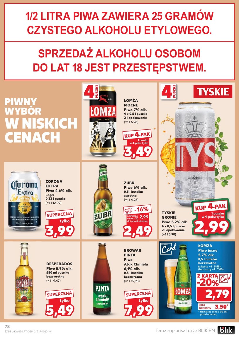 Gazetka: Black Weekowy szał cenowy! - Kaufland - strona 78