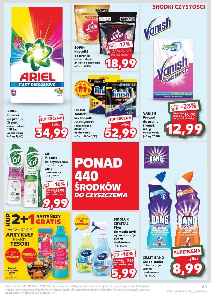 Gazetka: Black Weekowy szał cenowy! - Kaufland - strona 85