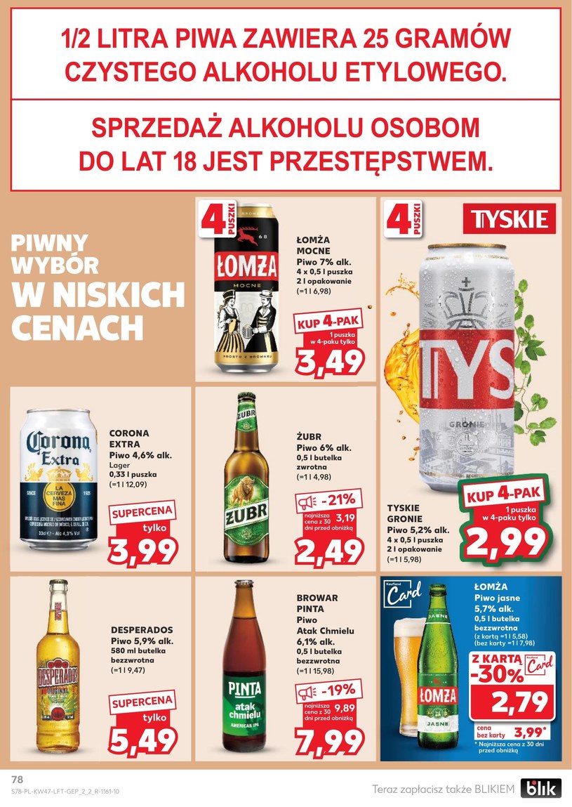 Gazetka: Kaufland - naprawdę niskie ceny! - strona 78