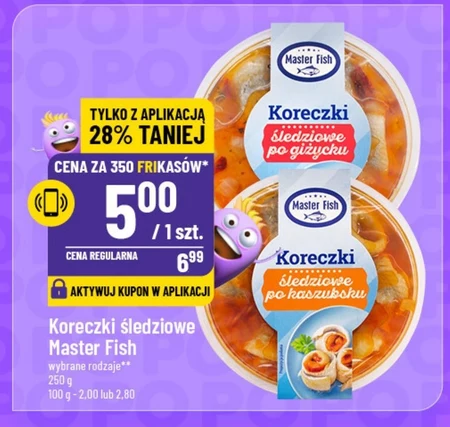 Koreczki śledziowe Master Fish