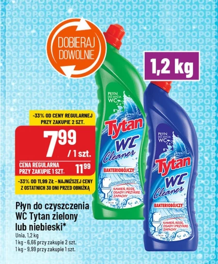 Płyn do czyszczenia wc Tytan