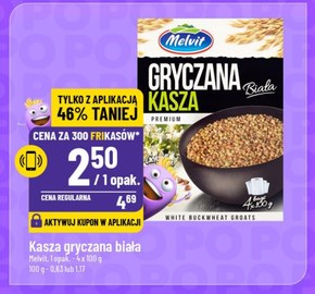 Kasza gryczana Melvit niska cena