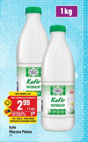 Kefir Mleczna Polana niska cena