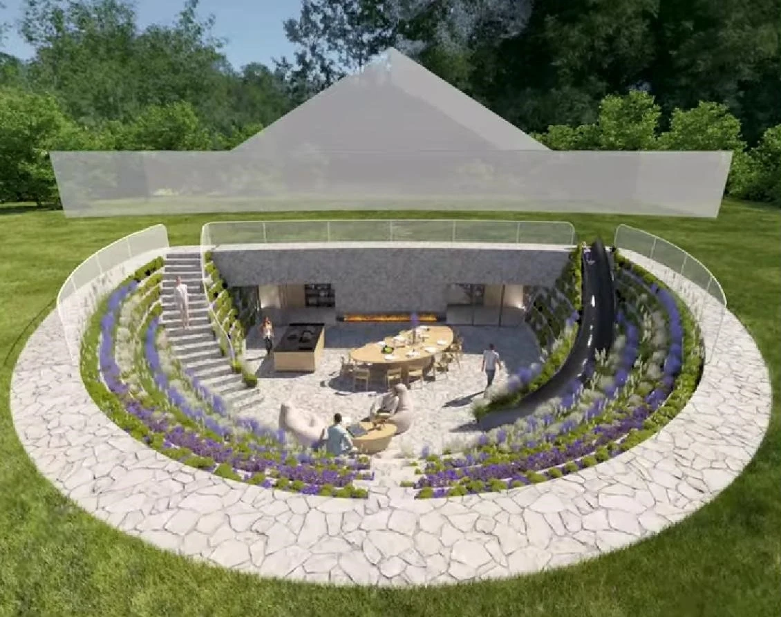 Polscy architekci pokazali przydomowy schron z ogrodem Polscy architekci pokazali przydomowy schron z ogrodem