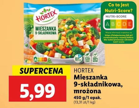 Заморожені овочі Hortex