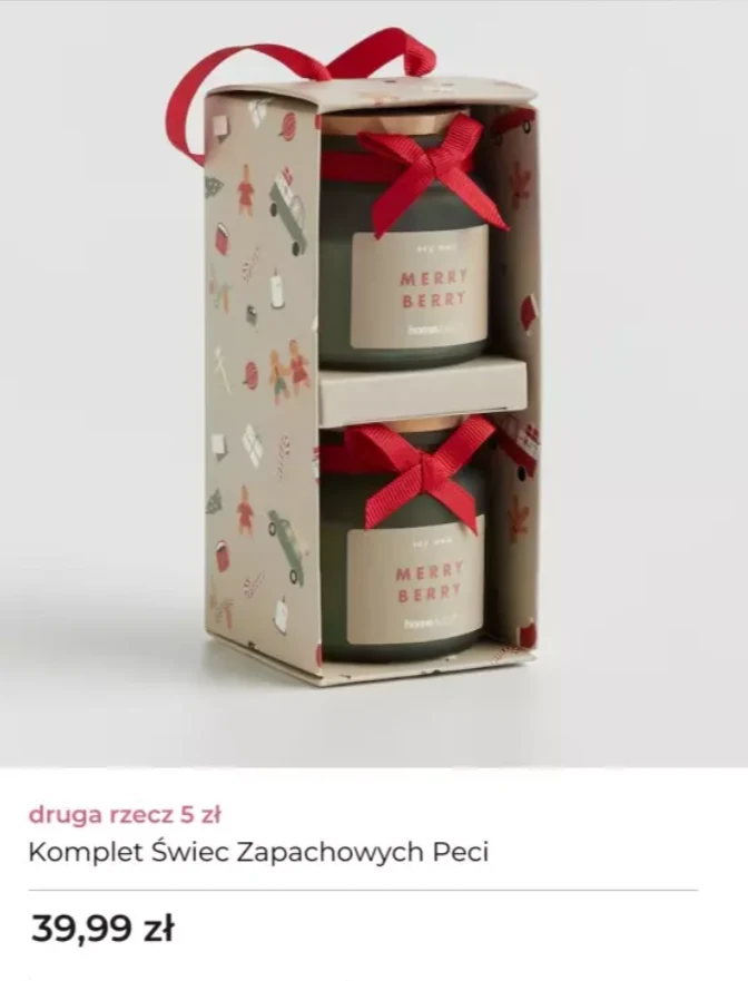 Zestaw świec zapachowych Peci (39,99 zł)