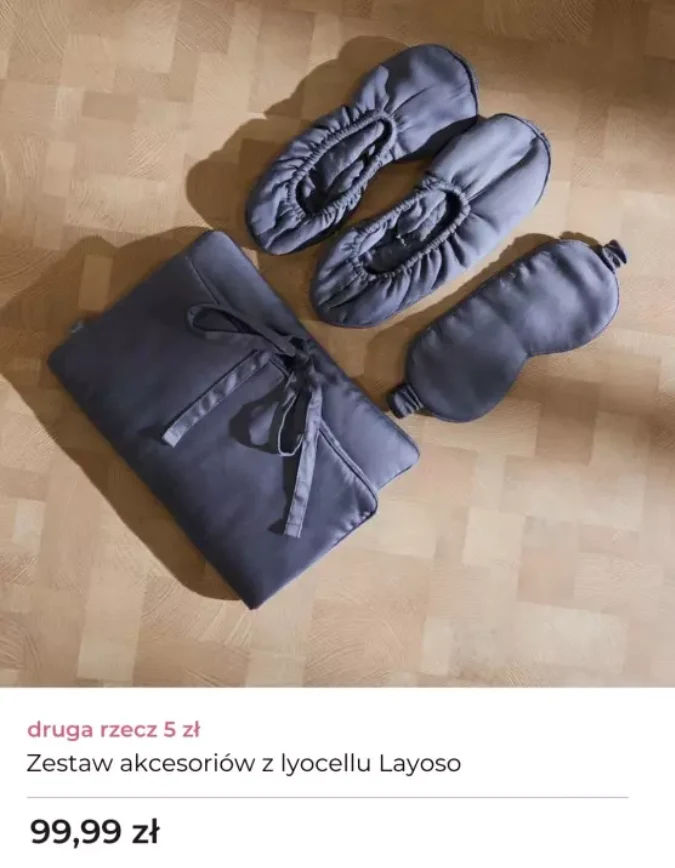 Zestaw akcesoriów z lyocellu Layoso (99,99 zł)