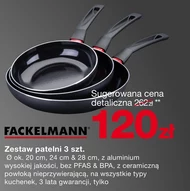 Zestaw patelni Fackelmann