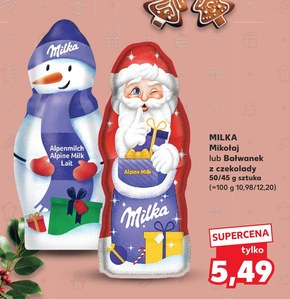 Milka Mikołaj z czekolady mlecznej 90 g niska cena