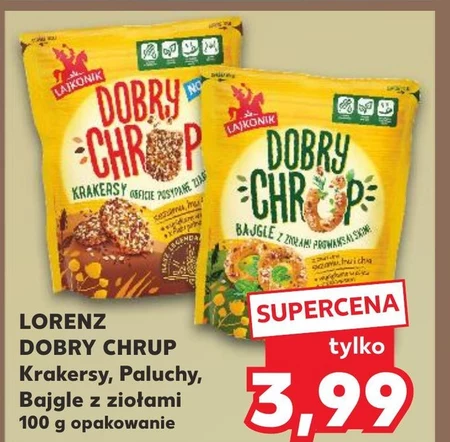 Lajkonik Dobry Chrup Bajgle z ziołami prowansalskimi 100 g 