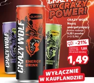 Napój energetyczny Crazy Wolf