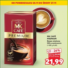 MK Café Premium Kawa palona mielona 500 g niska cena