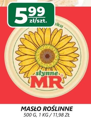 MR Słynne Roślinne Margaryna 500 g niska cena