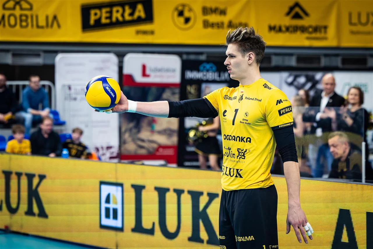 Jan Nowakowski, środkowy Bogdanki LUK Lublin Jan Nowakowski, środkowy Bogdanki LUK Lublin