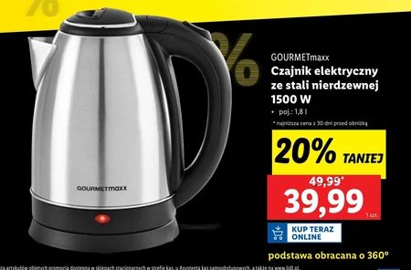 Czajnik elektryczny Gourmetmaxx