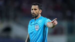 Daniel Stefański, jeden z bohaterów meczu Szwecja - Azerbejdżan 