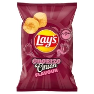 Lay's Chipsy ziemniaczane o smaku kiełbasy chorizo z cebulą 130 g