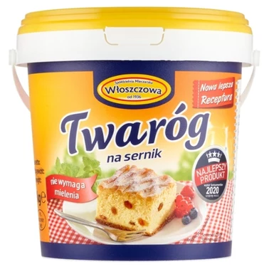 Włoszczowa Twaróg na sernik 1 kg - 1