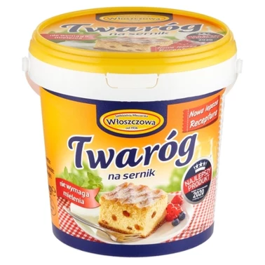 Włoszczowa Twaróg na sernik 1 kg - 0