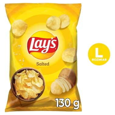 Lay's Chipsy ziemniaczane solone 130 g - 0