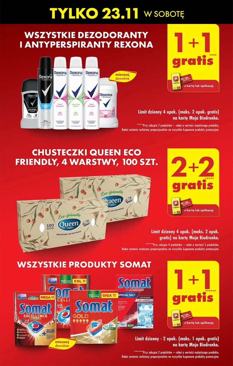 Tylko w sobotę w Biedronce Tylko w sobotę w Biedronce