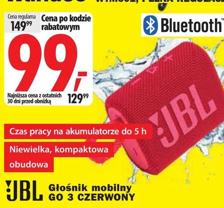 Głośnik bezprzewodowy JBL