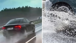 Czym jest aquaplaning? Bardzo boleśnie przekonał się o tym ten kierowca