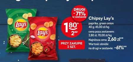Lay's Chipsy ziemniaczane o smaku papryki 40 g