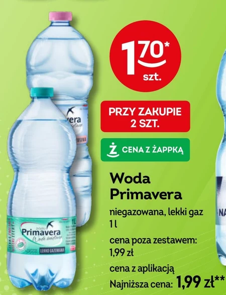 Primavera Woda źródlana niegazowana 1 l