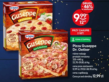 Dr. Oetker Guseppe Pizza z szynką i pieczarkami 425 g