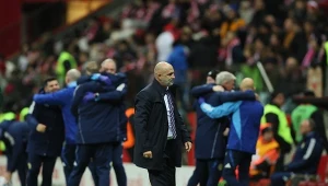 Michał Probierz po golu dla Szkocji w doliczonym czasie