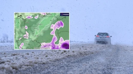 Atak zimy w Polsce trwa. W kolejnych godzinach na północy pojawią się jednak przejaśnienia i tam warunki będą lepsze niż na południu kraju