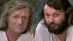 Bogusz Bilewski i Witold Pyrkosz w "Janosiku"