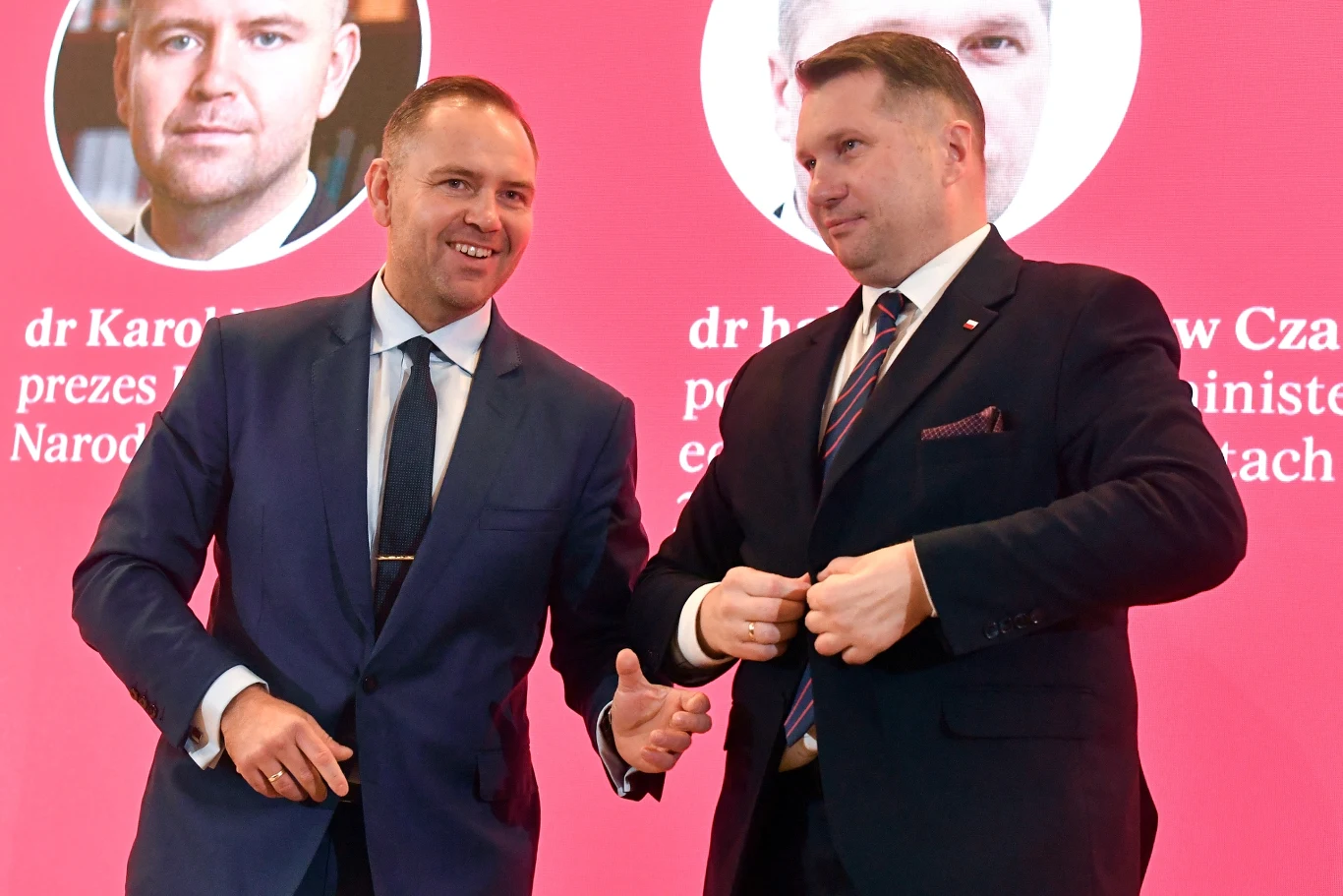 Karol Nawrocki i Przemysław Czarnek Karol Nawrocki i Przemysław Czarnek