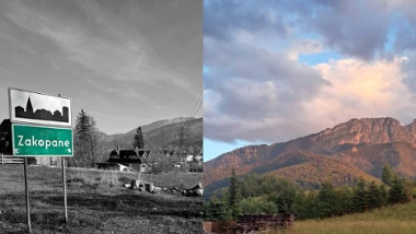 Zakopane - widok na wjazd do miasta