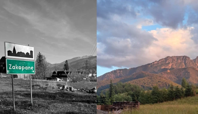 Zakopane - widok na wjazd do miasta