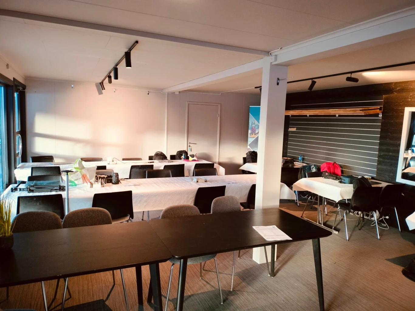 Biuro prasowe na skoczni w Lillehammer