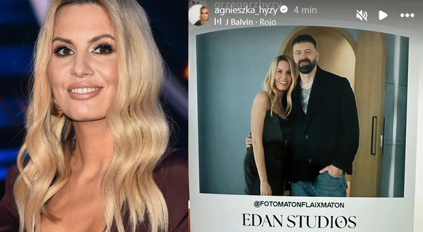 Agnieszka Hyży pojawiła się na otwarciu nowego biznesu Anny Lewandowskiej z mężem