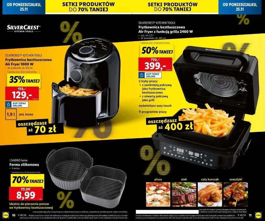Lidl oferuje duże rabaty na frytkownice!