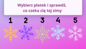 Psychotest: Co czeka cię tej zimy? Wybierz płatek i sprawdź to!