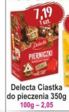 Delecta Pierniczki mieszanka do wypieku ciasta 350 g niska cena