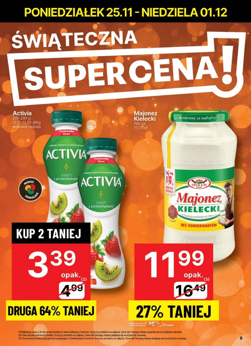 Gazetka: Świąteczna cena w Delikatesach Centrum  - strona 9