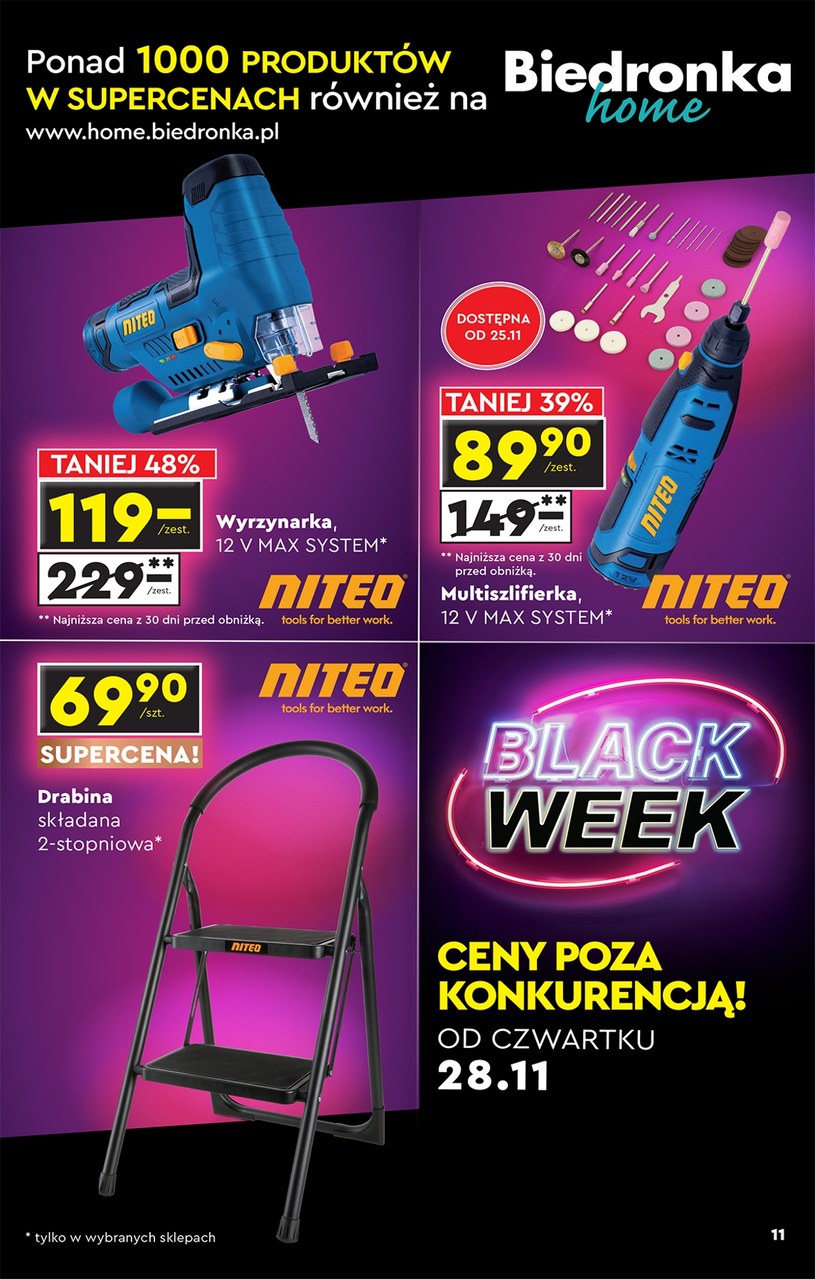 Gazetka: Black Week w Biedronce!  - strona 11